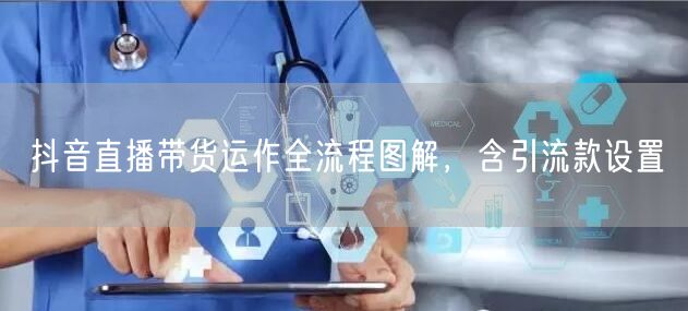 抖音直播带货运作全流程图解，含引流款设置